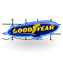 Image of Goodyear Blimp Neon Sign
